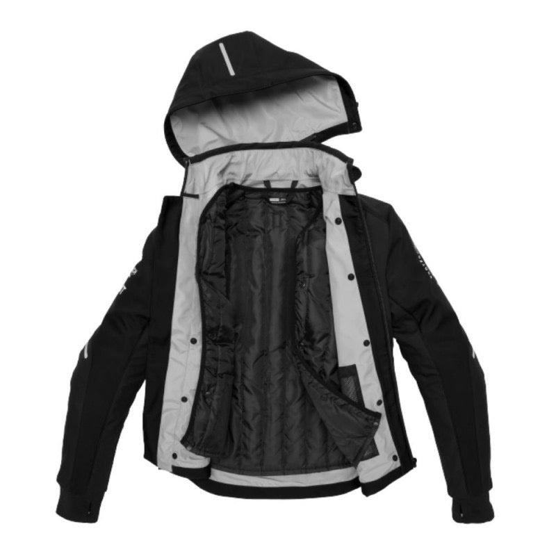 SPIDI HOODIE ARMOR H2OUT NEGRO / BLANCO