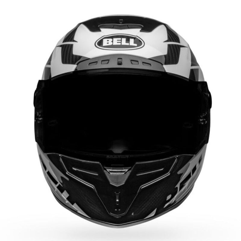 BELL RACE STAR DLX FLEX LABYRINTH BLANCO BRILLANTE / NEGRO