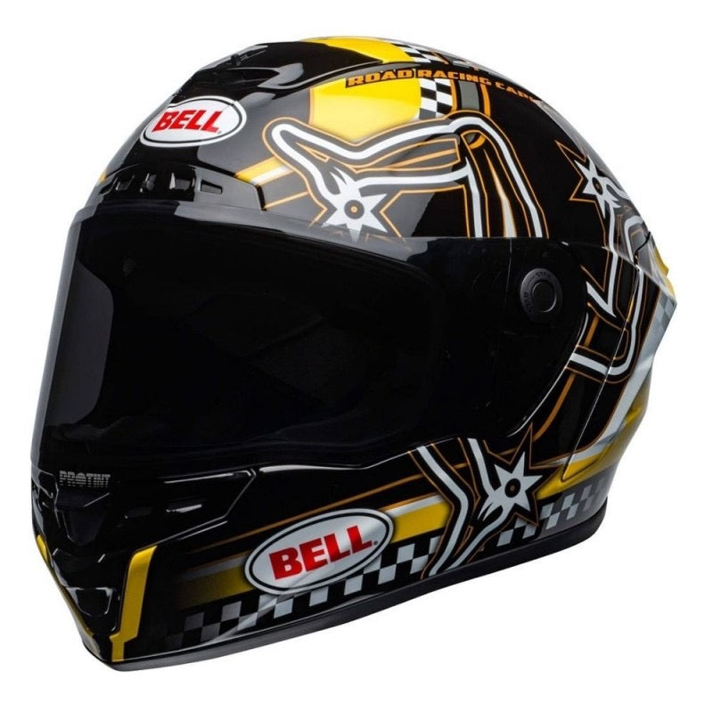 BELL STAR DLX ISLE OF MAN 2020 NEGRO / AMARILLO