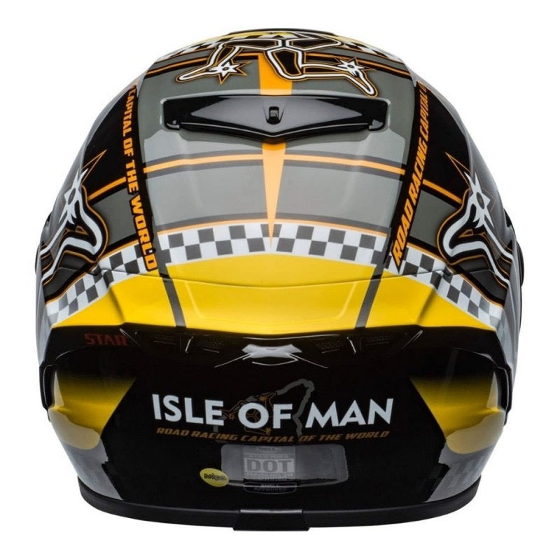 BELL STAR DLX ISLE OF MAN 2020 NEGRO / AMARILLO