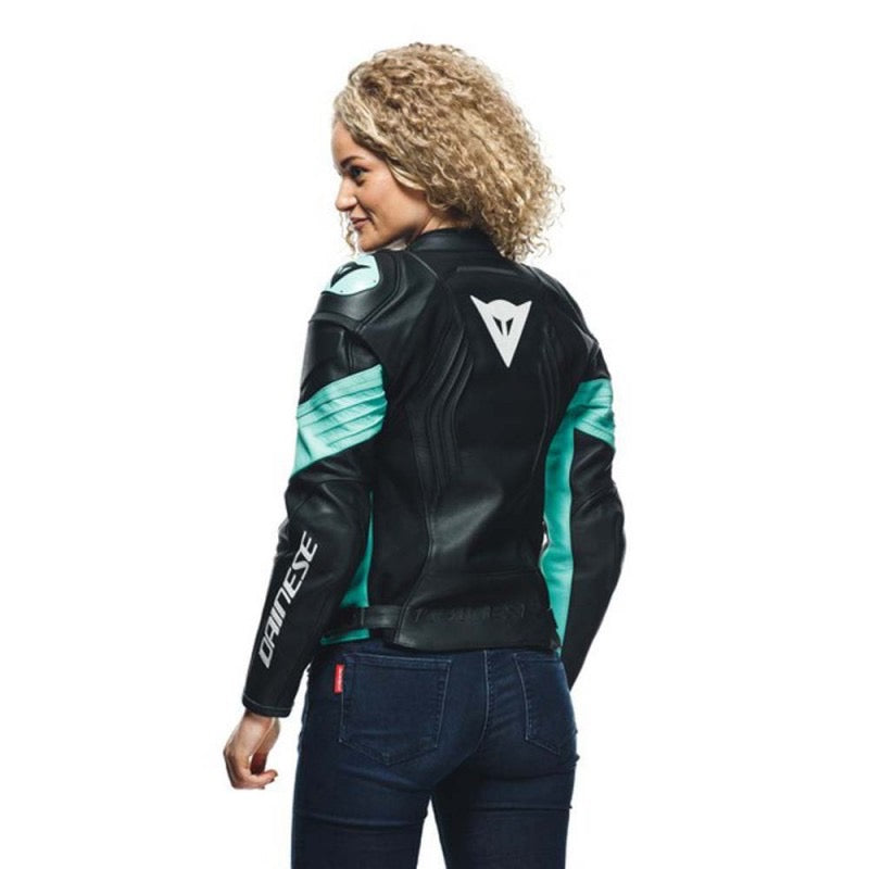 DAINESE RACING 4 MUJER NEGRO / VERDE-AGUA