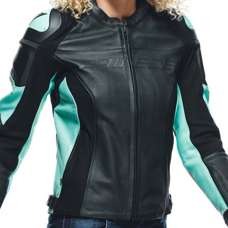 DAINESE RACING 4 MUJER NEGRO / VERDE-AGUA