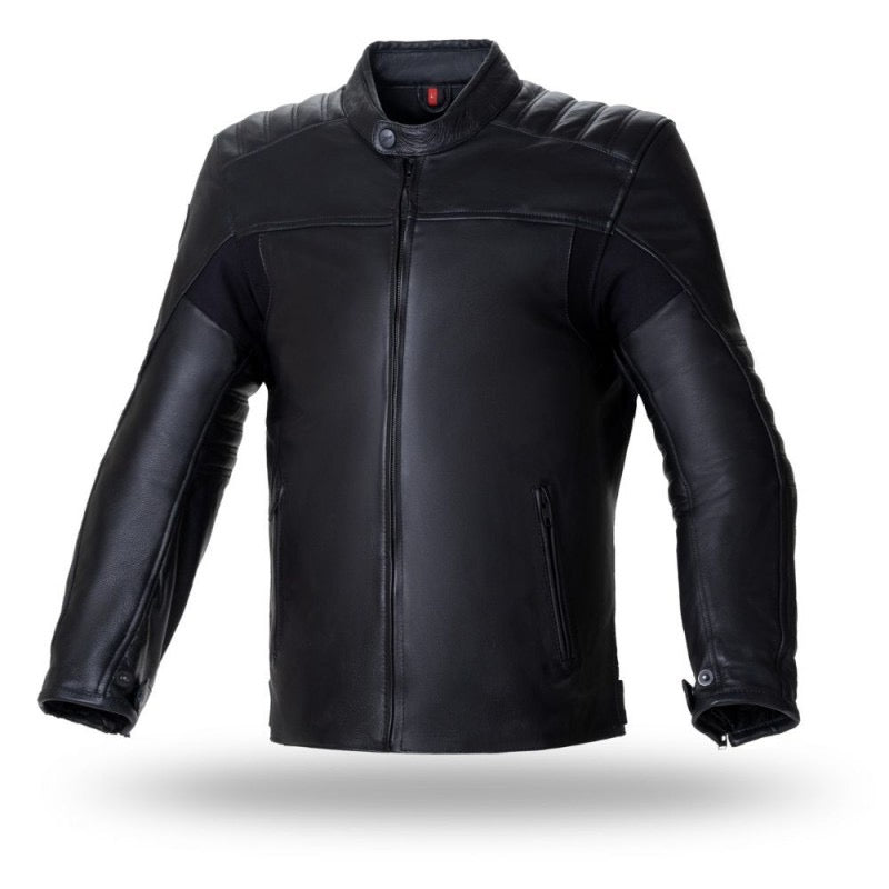 SEVENTY SD-JL1 INVIERNO CUSTOM PIEL HOMBRE NEGRO