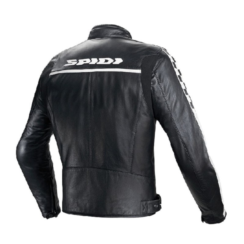 SPIDI C-FLAG LEATHER NEGRO / BLANCO