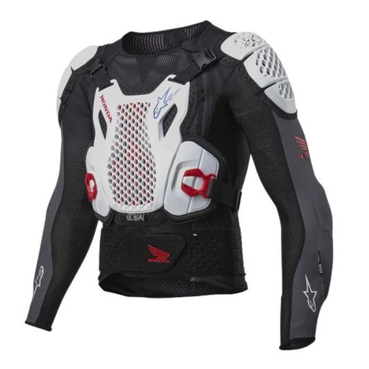 ALPINESTARS HONDA BIONIC PLUS V2 NEGRO / BLANCO / AZUL / ROJO BRILLANTE