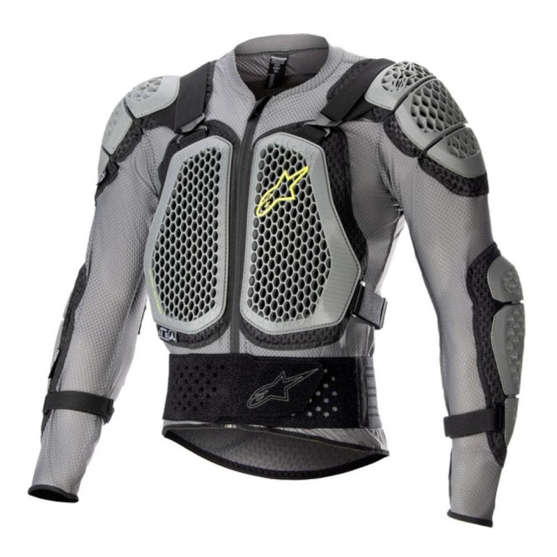 ALPINESTARS BIONIC ACTION V2 PROTECTION GRIS / NEGRO / AMARILLO FLUOR