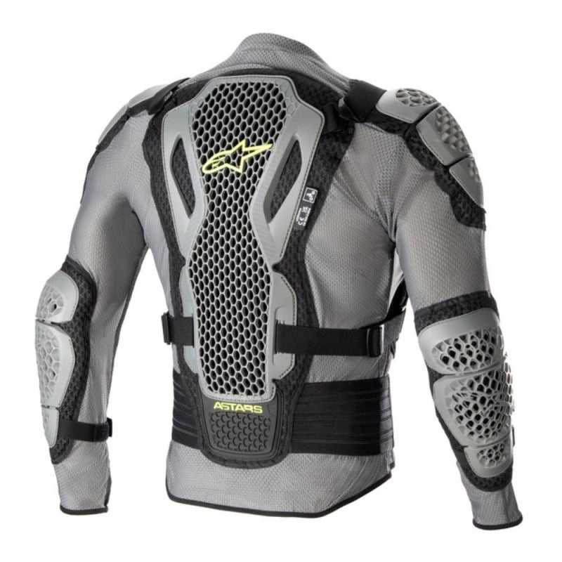 ALPINESTARS BIONIC ACTION V2 PROTECTION GRIS / NEGRO / AMARILLO FLUOR