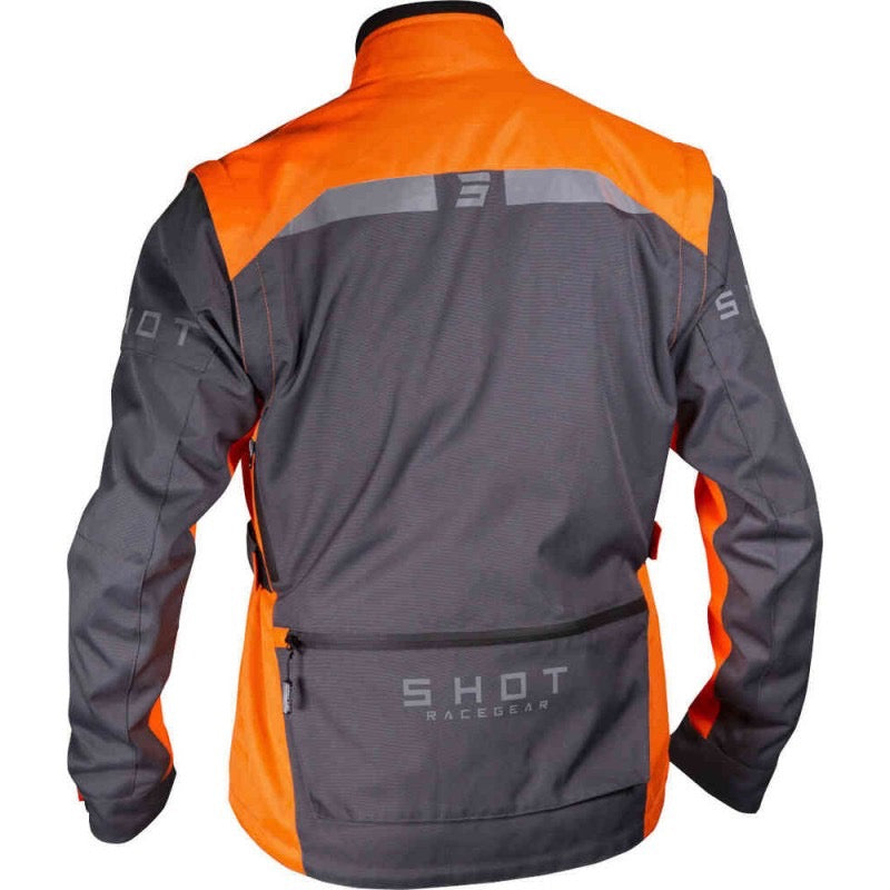 SHOT RACETECH GRIS / NARANJA