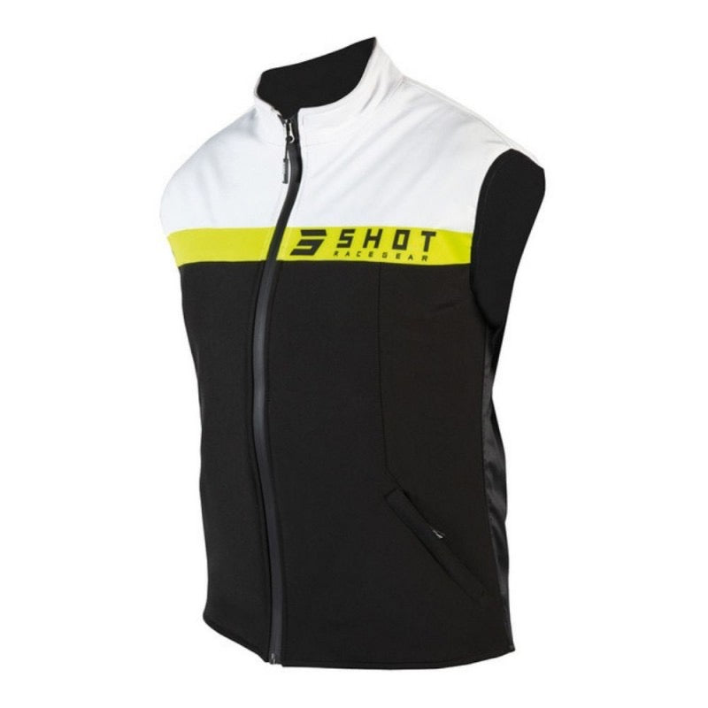 SHOT BODYWARMER TEAM NEGRO / NEON / AMARILLO