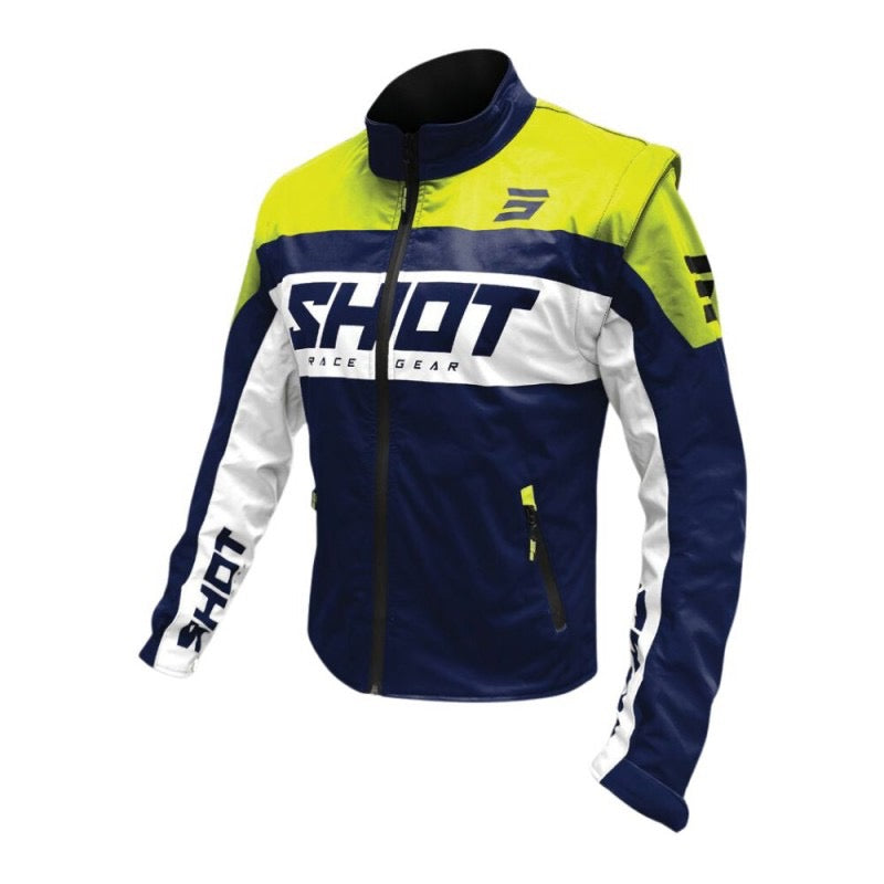 SHOT SOFTSHELL LITE 3.0 NAVY / AMARILLO NEÓN