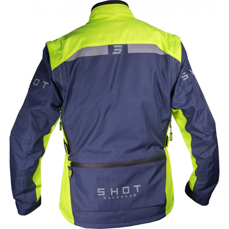 SHOT RACETECH NAVY NEON AMARILLO