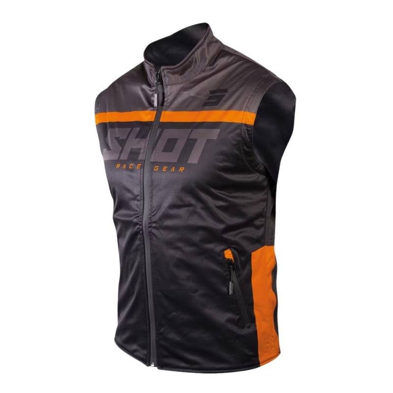 SHOT BODYWARMER LITE 2.0 NEGRO / NARANJA