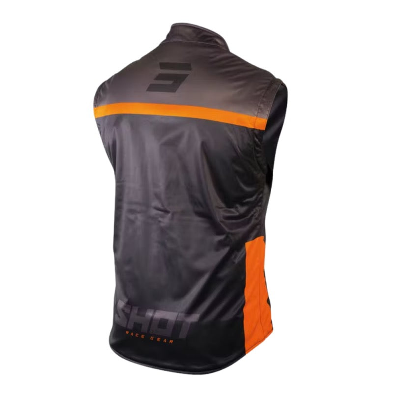 SHOT BODYWARMER LITE 2.0 NEGRO / NARANJA