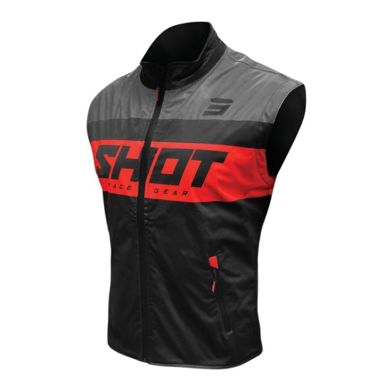 SHOT BODYWARMER LITE 3.0 NEGRO / ROJO