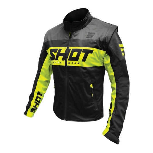 SHOT SOFTSHELL LITE 3.0 NEGRO / AMARILLO NEÓN