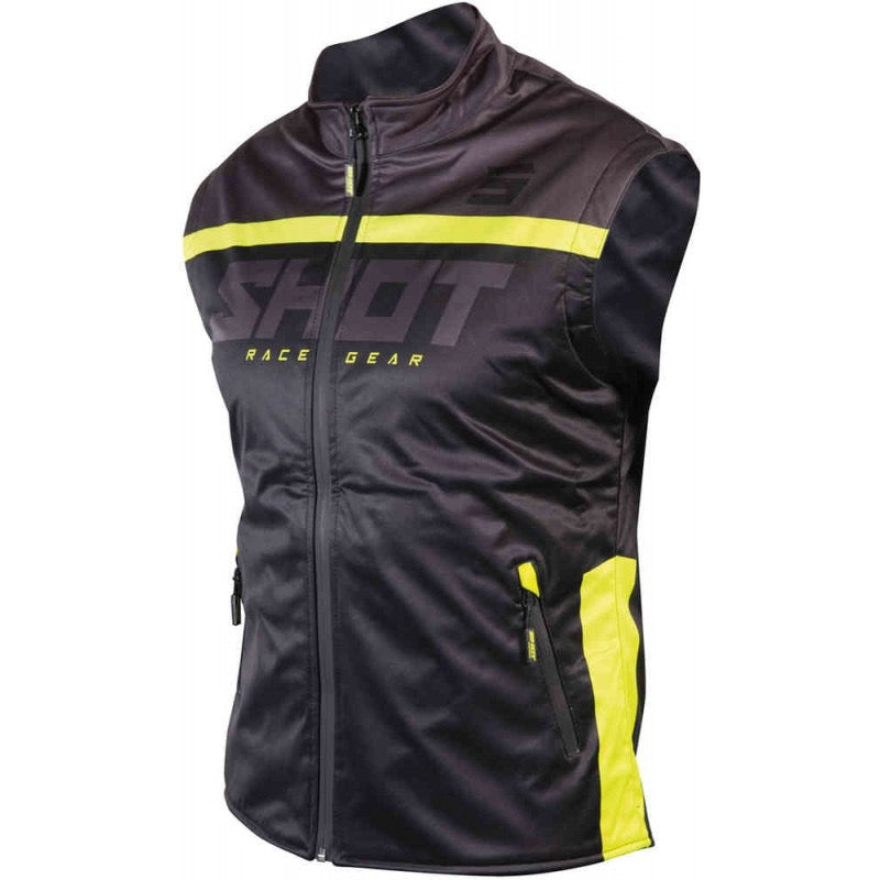 SHOT BODYWARMER LITE 2.0 NEGRO / NEON / AMARILLO