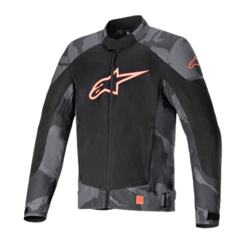 ALPINESTARS T SP X SUPERAIR GRIS CAMO / ROJO FLUOR