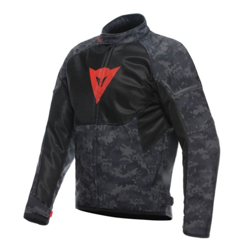 DAINESE IGNITE AIR TEX CAMUFLAJE / GRIS / NEGRO / ROJO FLÚOR