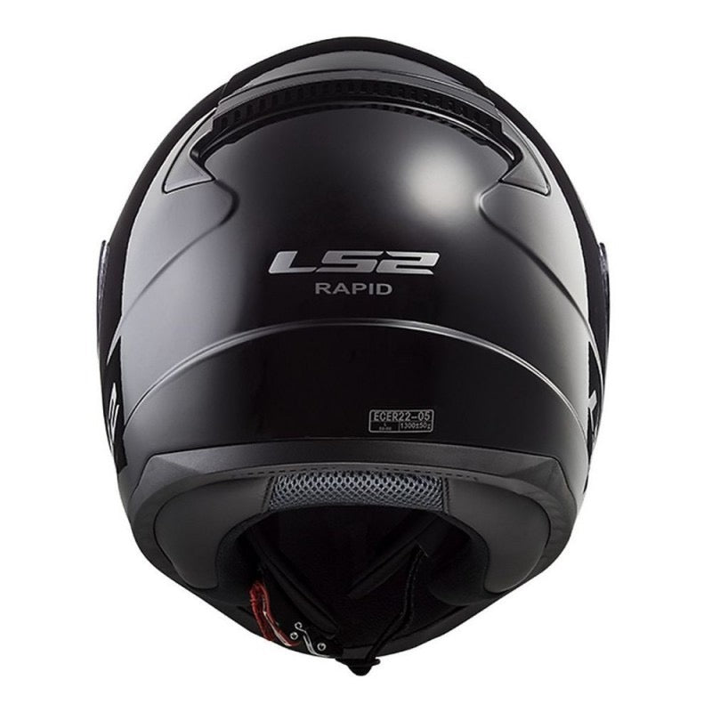 LS2 FF353 RAPID II SOLID NEGRO BRILLO