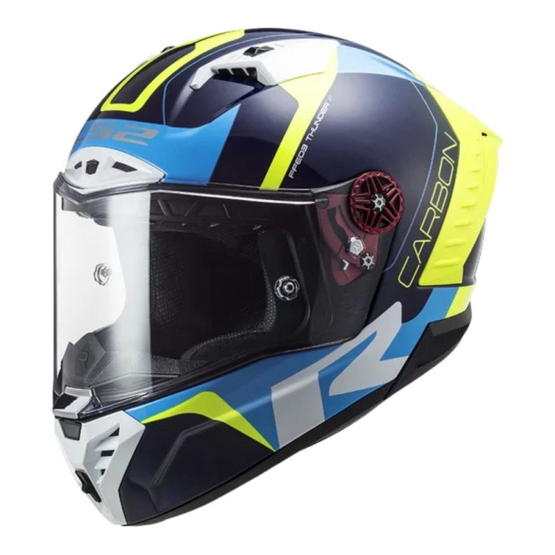 LS2 FF805 THUNDER C GAS AZUL / AMARILLO H-V