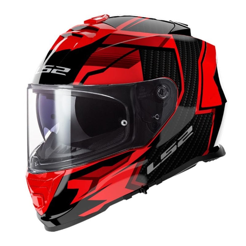 LS2 FF800 STORM II TRACKER NEGRO / ROJO