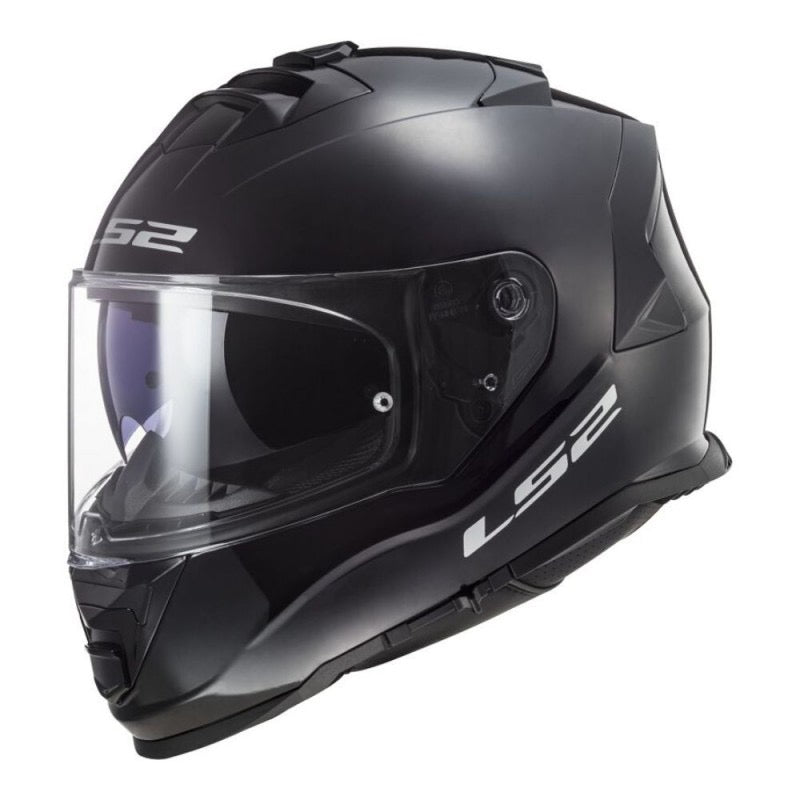 LS2 FF800 STORM II SOLID NEGRO BRILLANTE