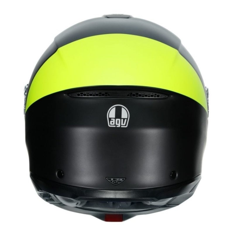 AGV TOURMODULAR MULTI MPLK BALANCE NEGRO MATE / AMARILLO FLÚOR / GRIS