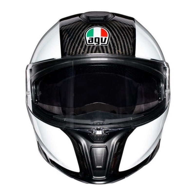 AGV SPORTMODULAR E05 SOLID PLK CARBON / BLANCO