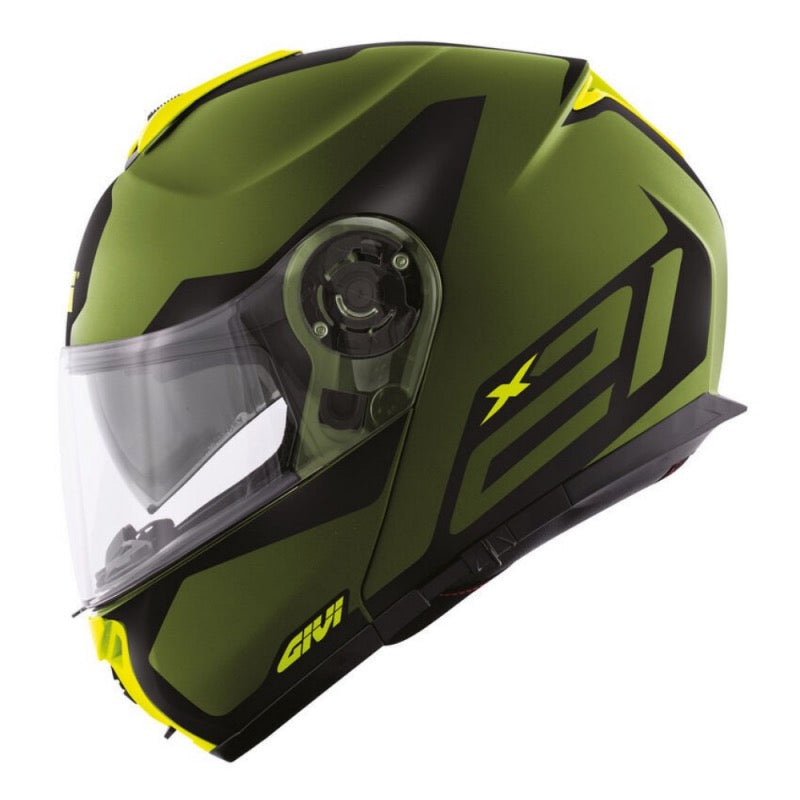 GIVI X.21 CHALLENGER SPIRIT VERDE MATE / NEGRO / AMARILLO