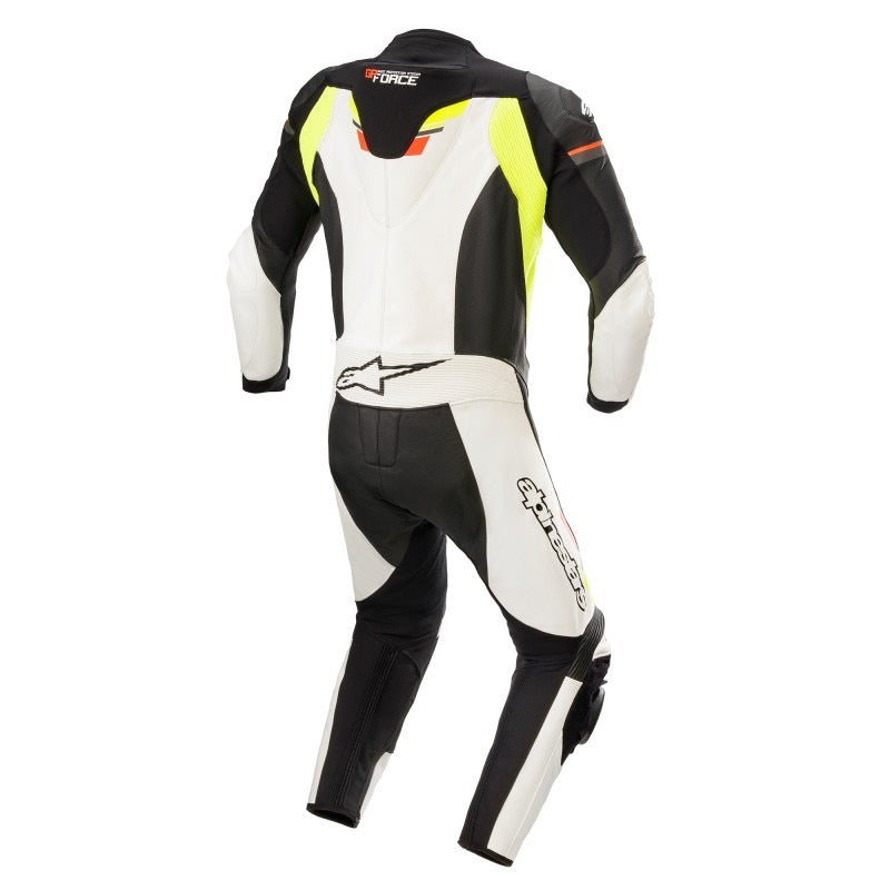 ALPINESTARS GP FORCE CHASER 1PC NEGRO / BLANCO / ROJO FLUOR / AMARILLO FLUOR