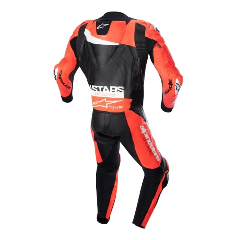 ALPINESTARS GP PLUS V4 1PC NEGRO / ROJO FLUOR / BLANCO