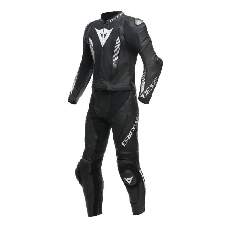 DAINESE LAGUNA SECA 5 2PCS LEATHER SUIT NEGRO / NEGRO / BLANCO