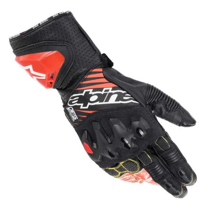 ALPINESTARS GP TECH V2 NEGRO / BLANCO / ROJO FLUOR