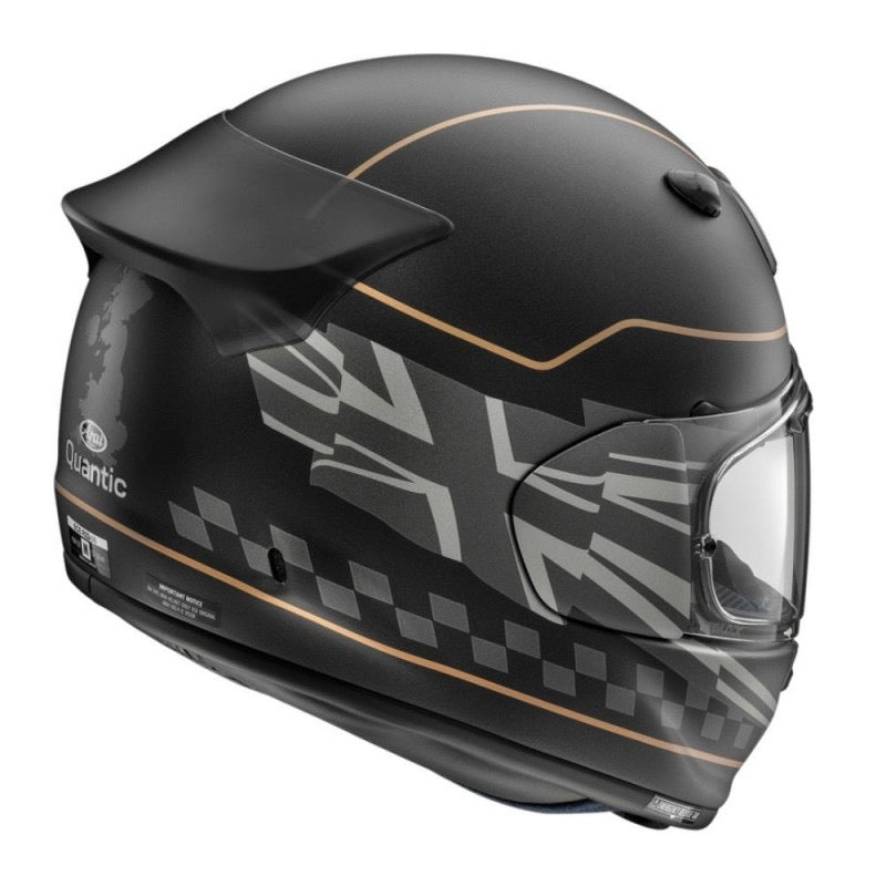 ARAI QUANTIC DARK CITIZEN NEGRO / DORADO