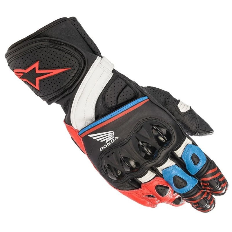 ALPINESTARS HONDA GP PLUS R V2 NEGRO / ROJO BRILLANTE / AZUL