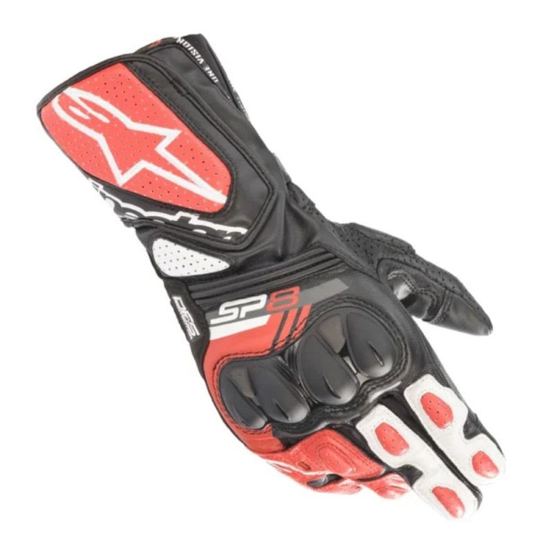 ALPINESTARS SP-8 V3 NEGRO / BLANCO / ROJO FLUOR