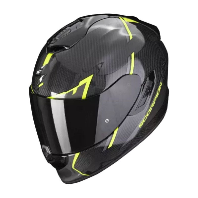 SCORPION EXO-1400 EVO CARBON AIR KENDAL NEGRO / NEON AMARILLO