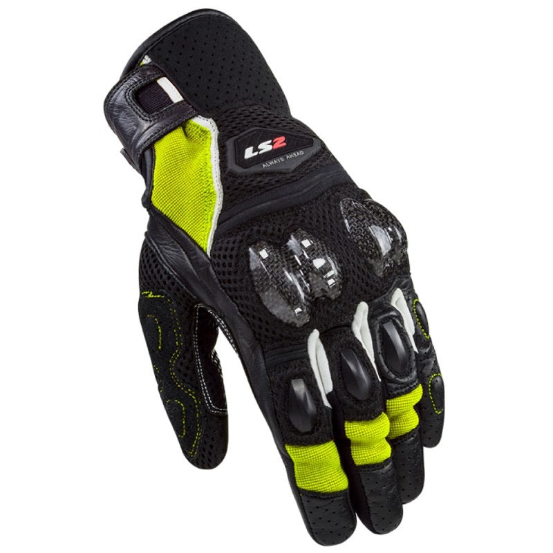 LS2 SPARK 2 AIR NEGRO / AMARILLO FLUOR