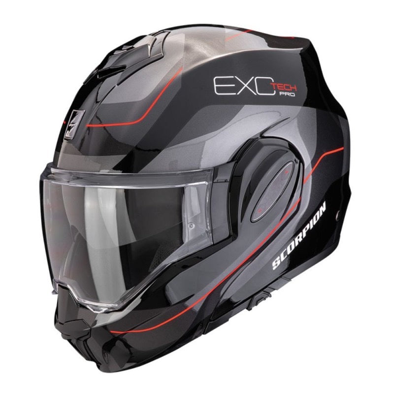 SCORPION EXO-TECH EVO PRO COMMUTA NEGRO / PLATA / ROJO