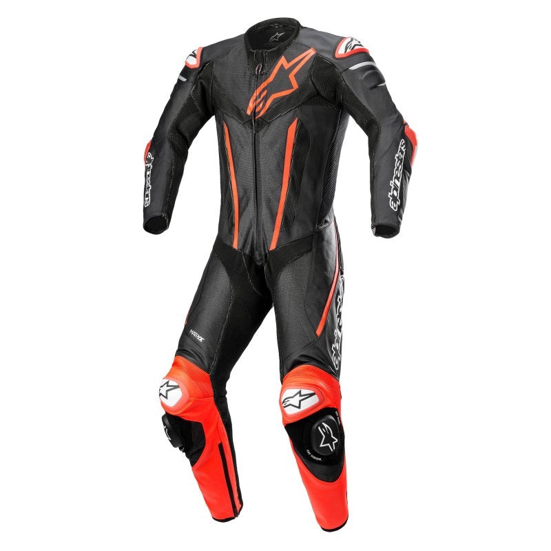 ALPINESTARS FUSION 1PC NEGRO / ROJO FLUOR